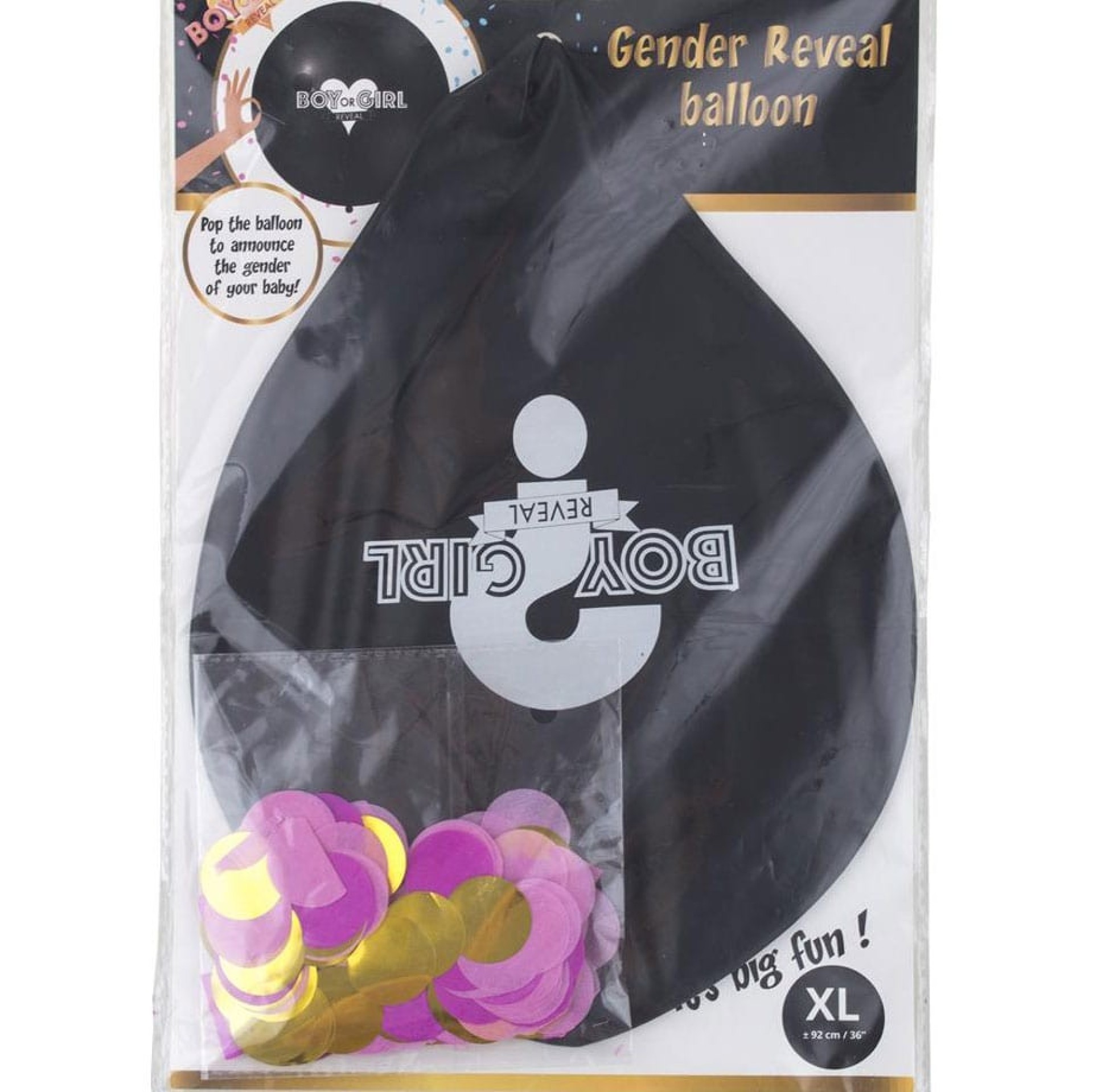 Balão Revelação Bebé Menina