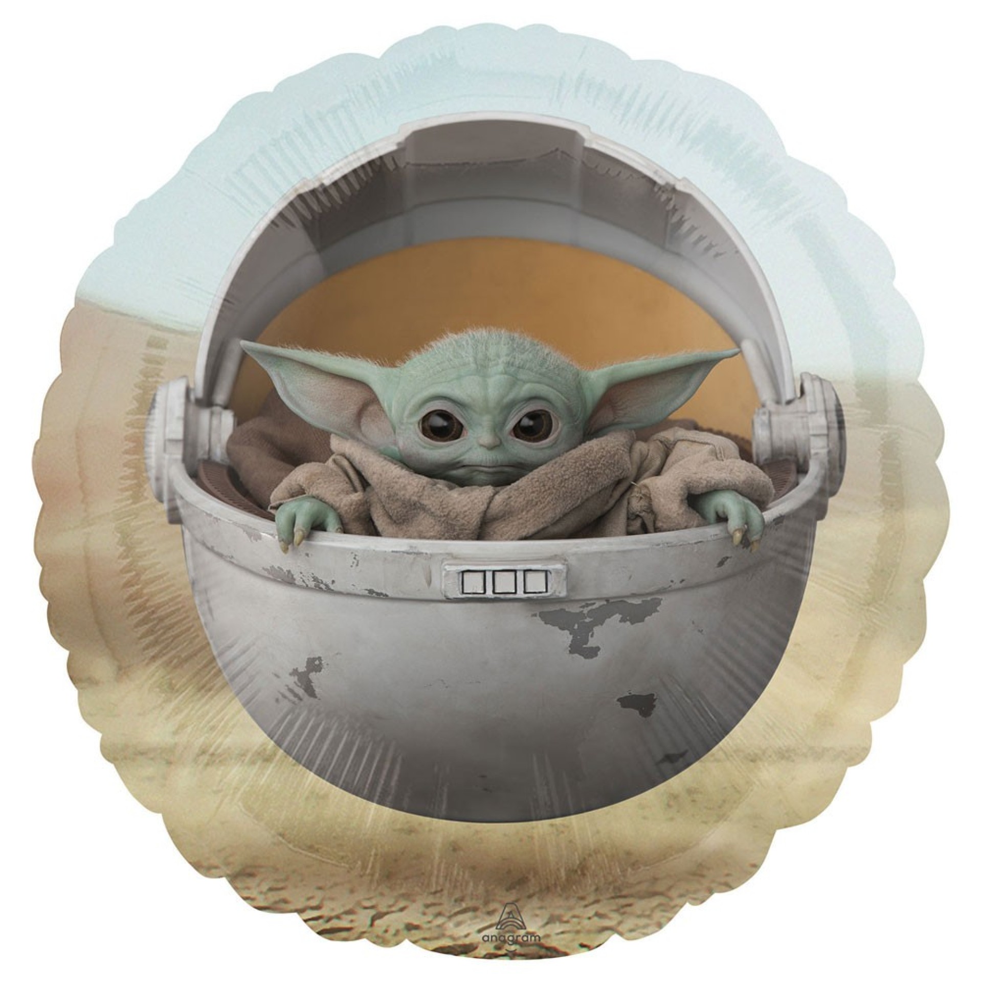 Balão Baby Yoda Mandalorian 43cm