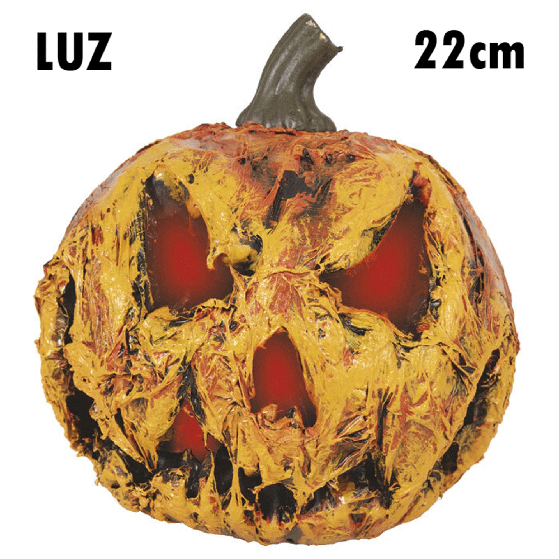 Abobora Maléfica Com Luz 22cm