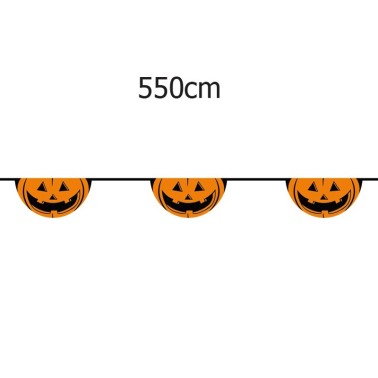 Grinalda Aboboras Halloween 550cm