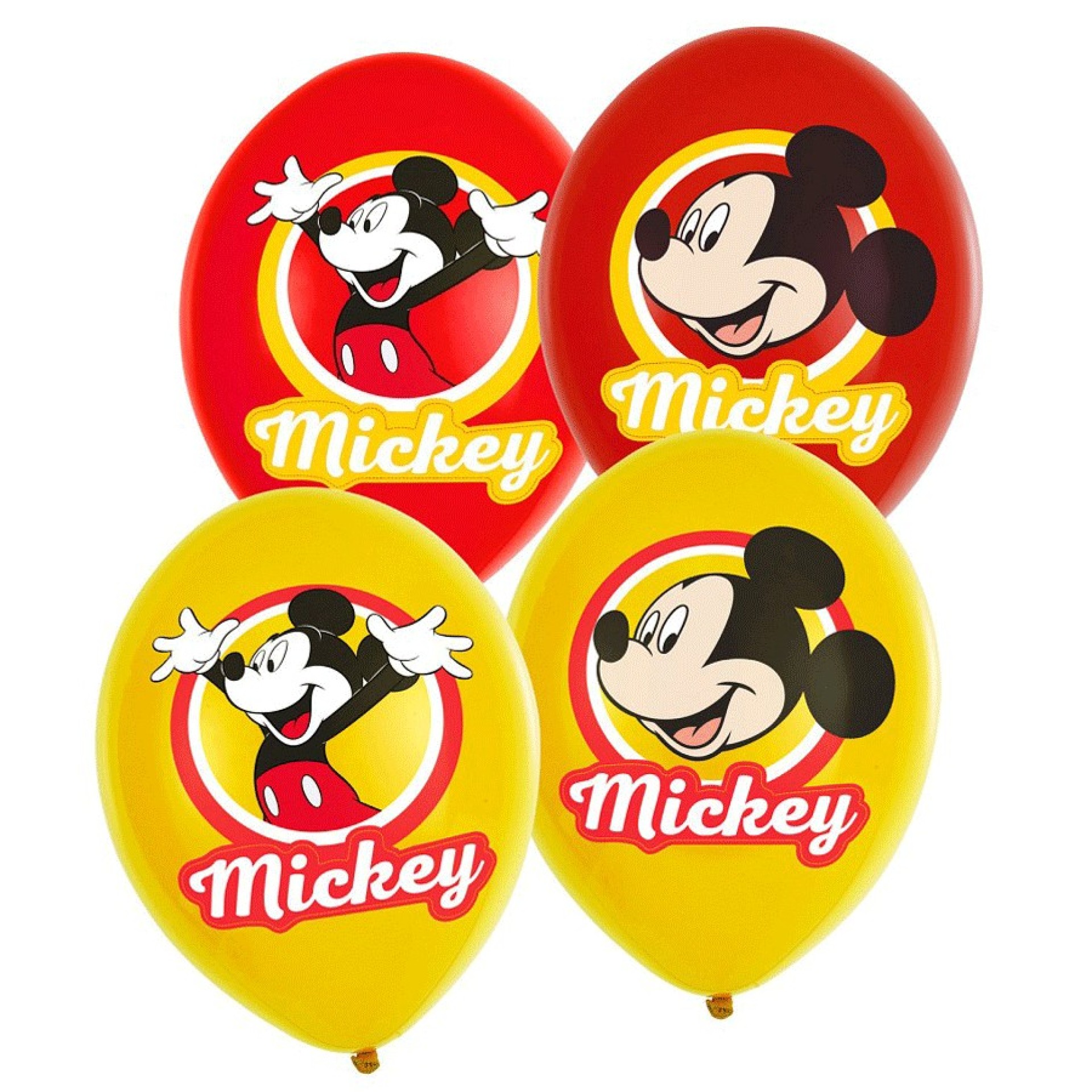 Balões Latex Mickey 6 unid