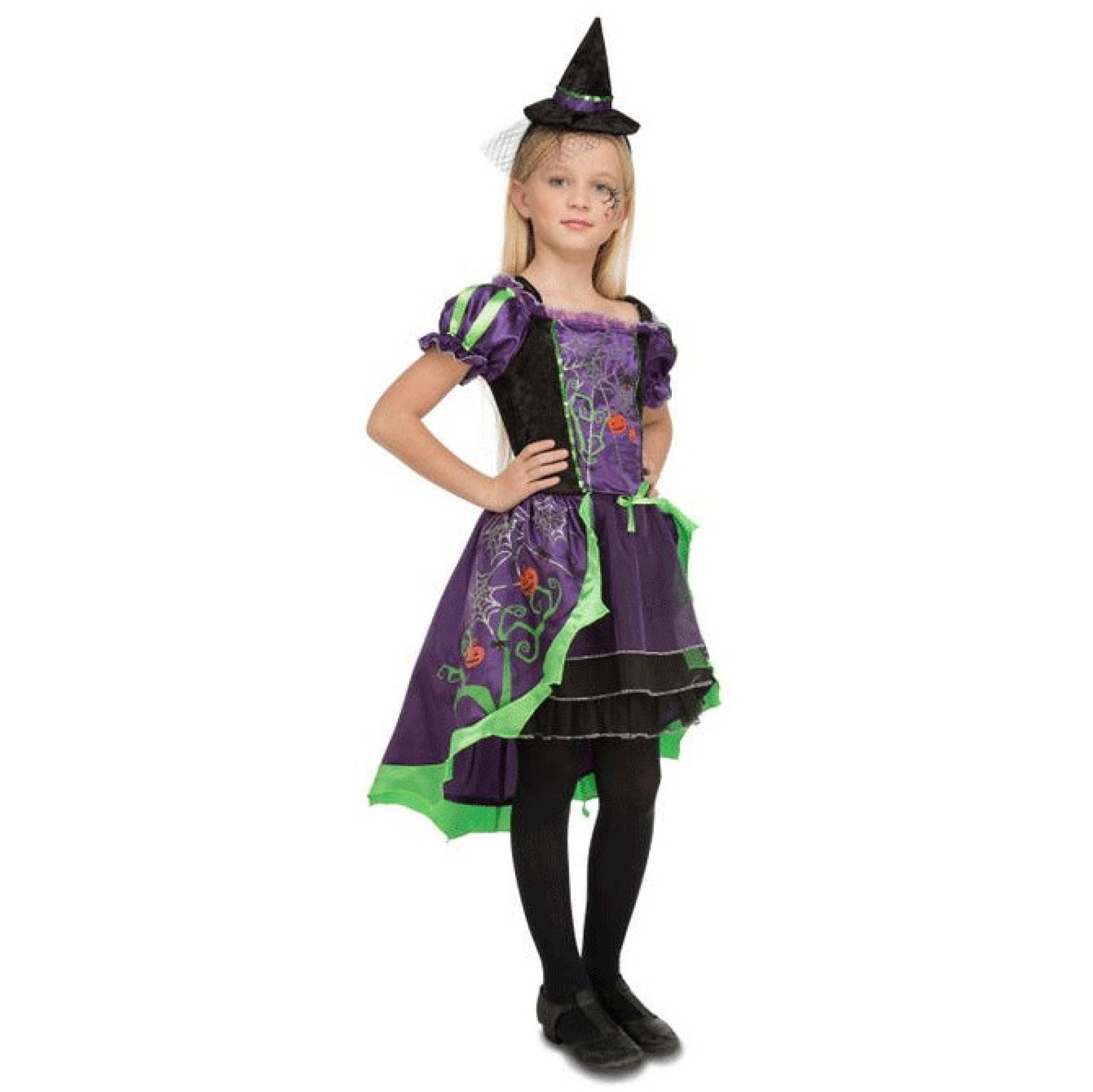 Fato Bruxinha Purple Pumpkin