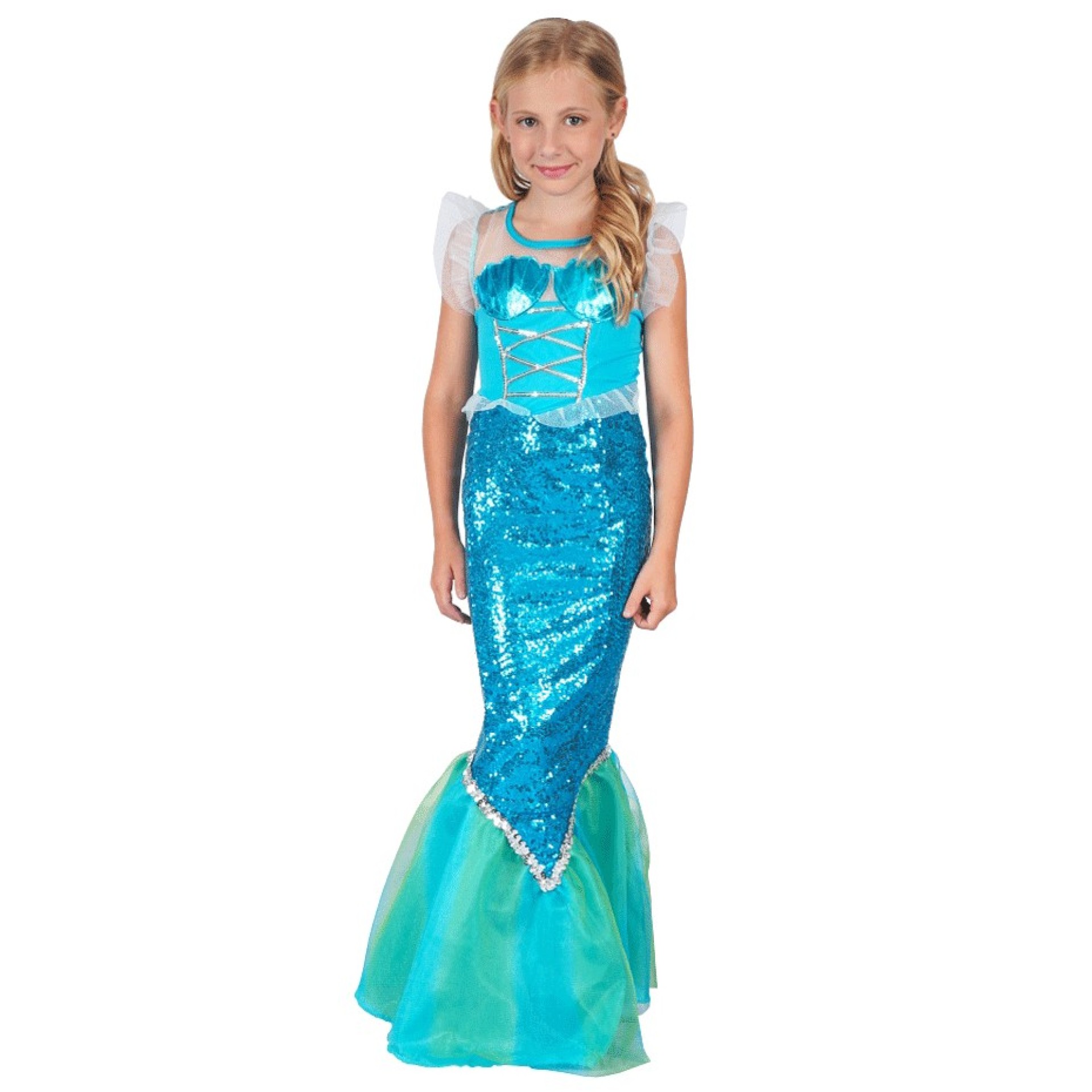 Fato Sereia Blue Mermaid