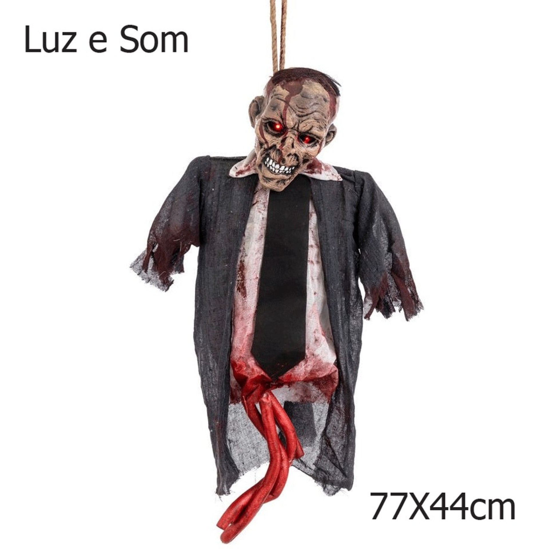 Zombie Desmembrado Luz e Som