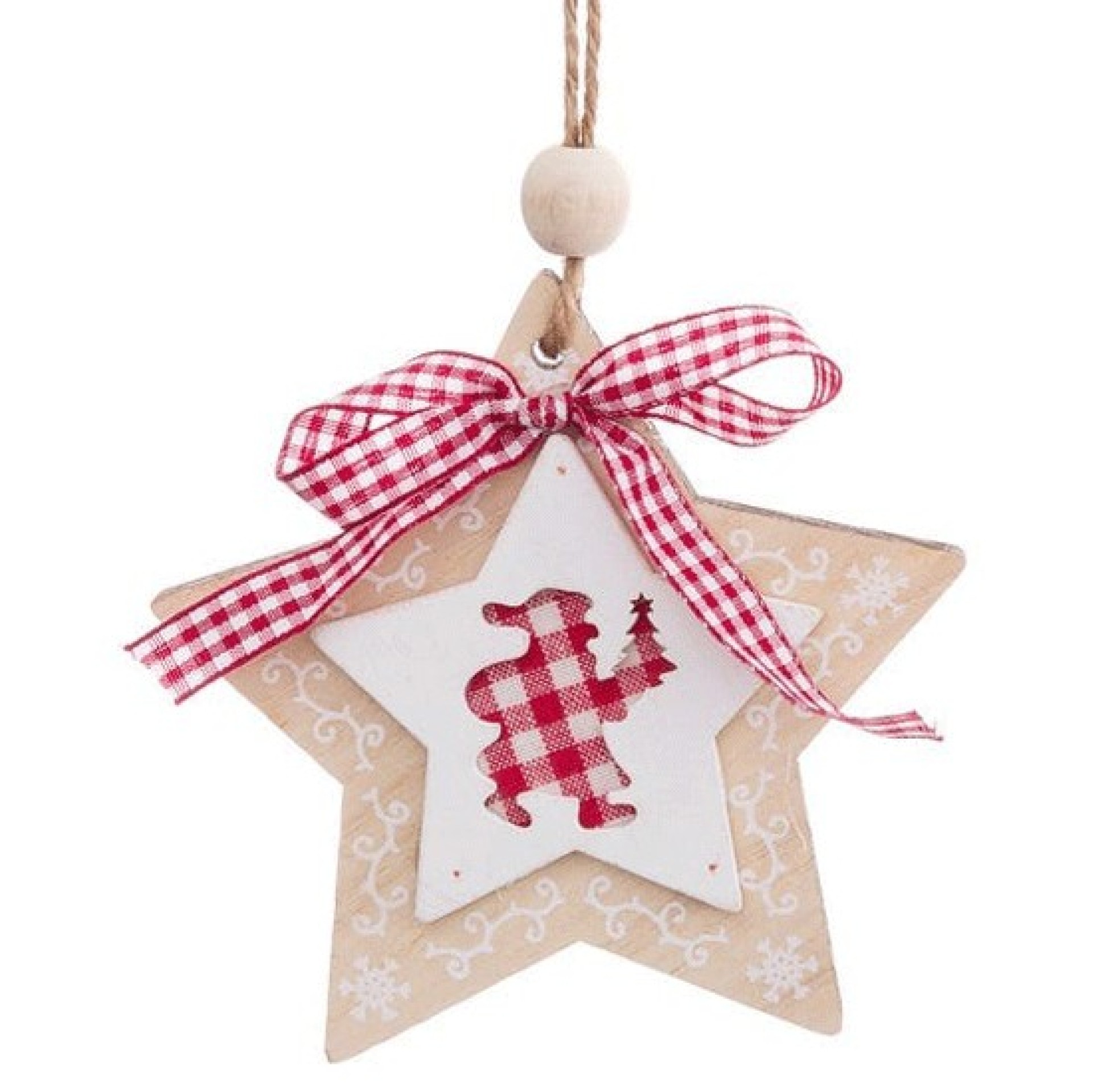 Figuras Madeira Arvore de Natal