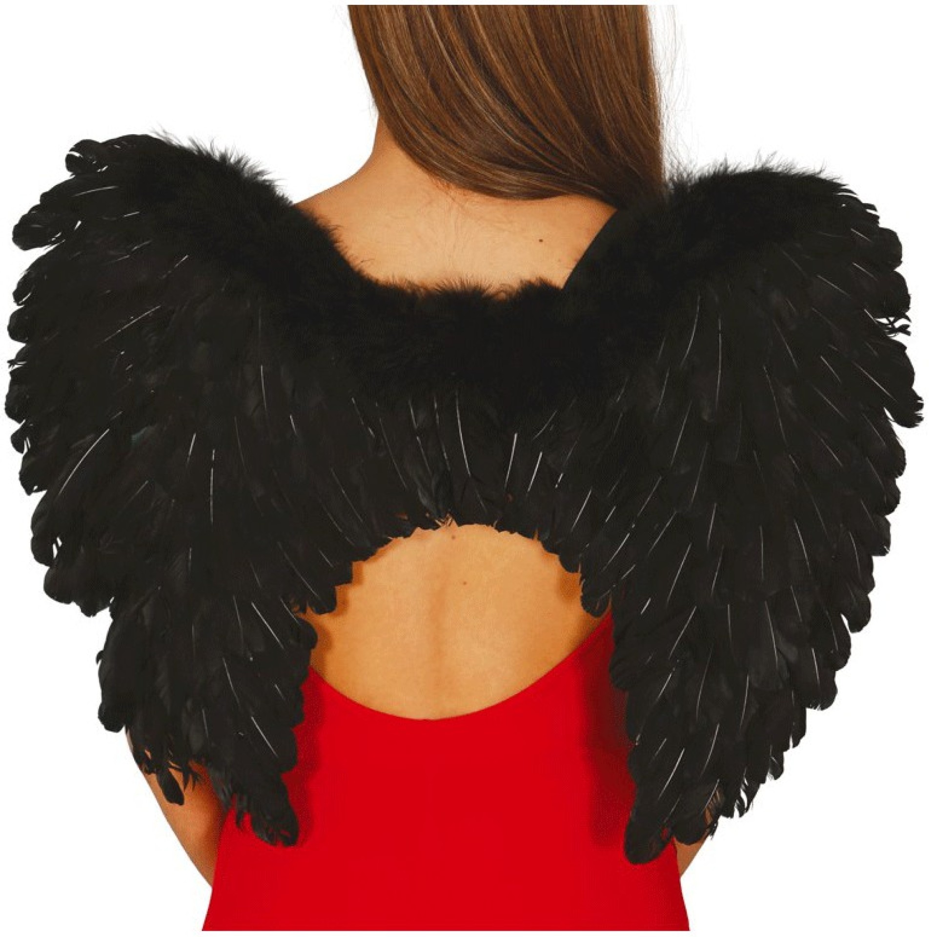 Asas Anjo Penas Pretas 50x40cm