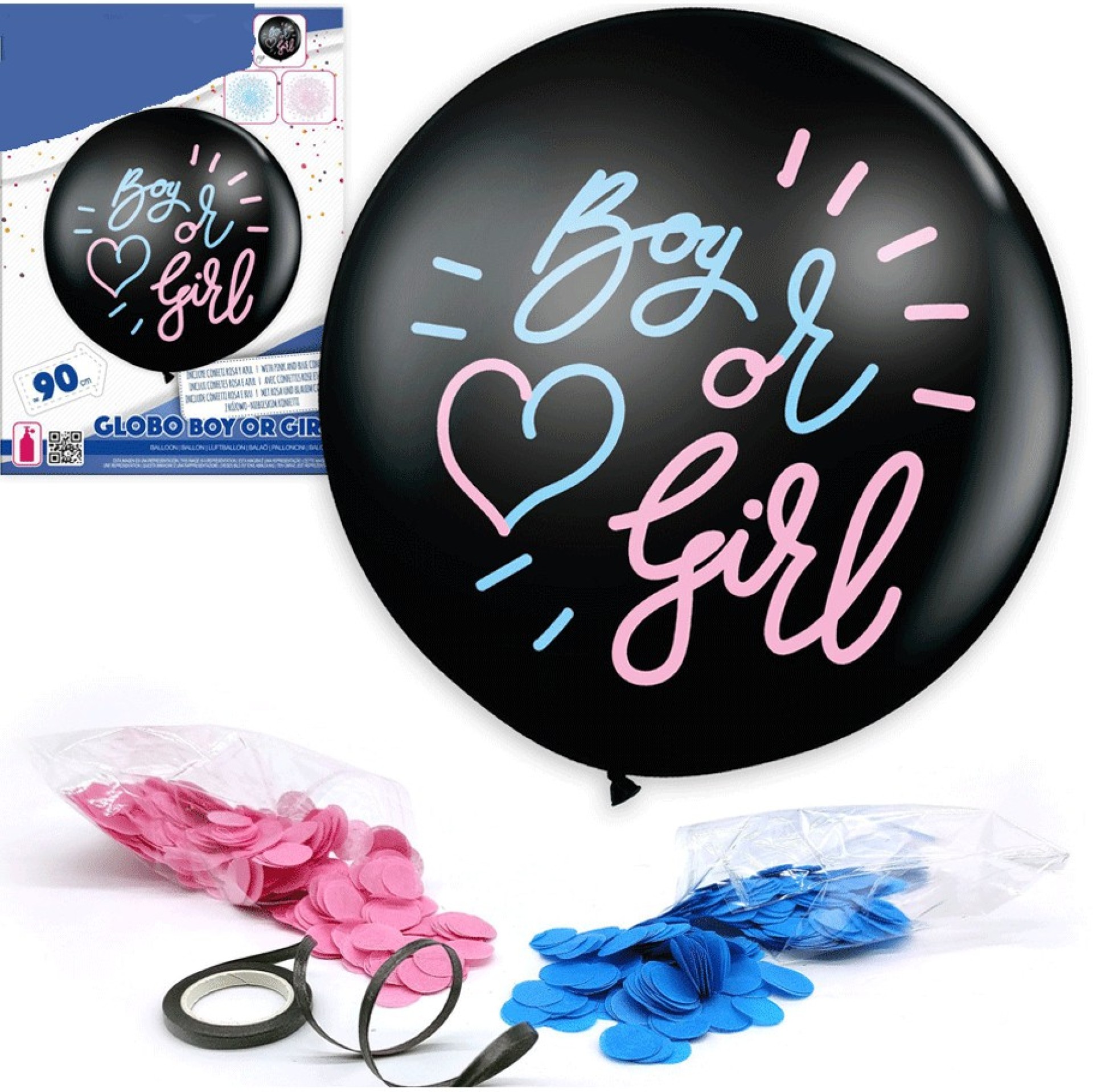 Balão Shower Baby Revelação 90cm