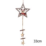 Pendente Estrela com Rena 33cm