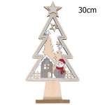 Pinheiro Natal Prata 30cm