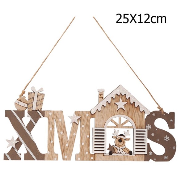 Letreiro XMAS 25cm