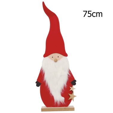 Pai Natal Madeira 75cm