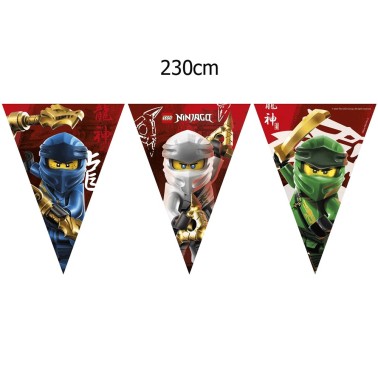Bandeirolas Lego Ninjago 230cm