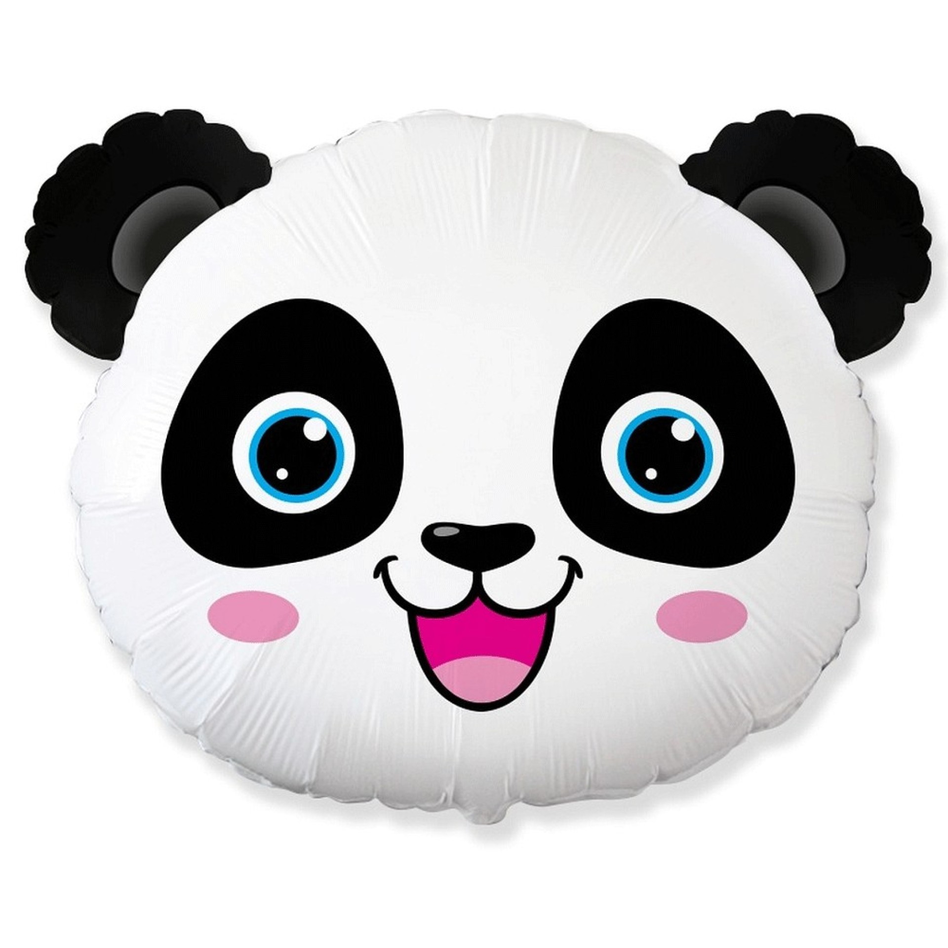 Balão Cabeça Panda Sorridente 53cm