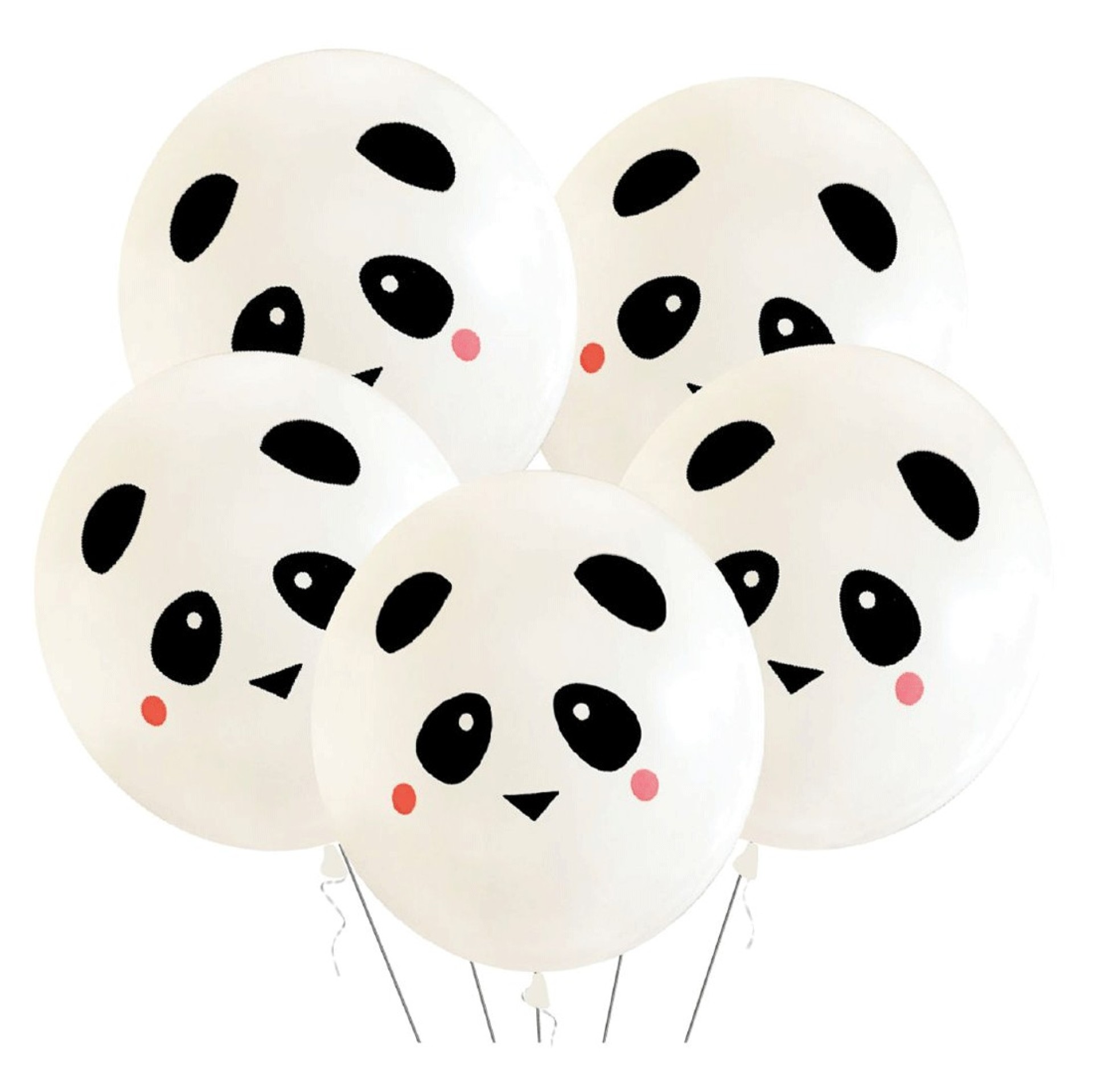 Balões Panda Sorridente 5unid