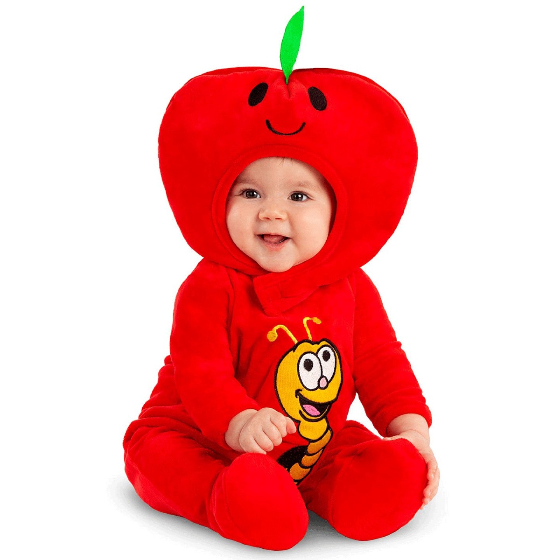 Fato Maçã com Minhoca Bebé
