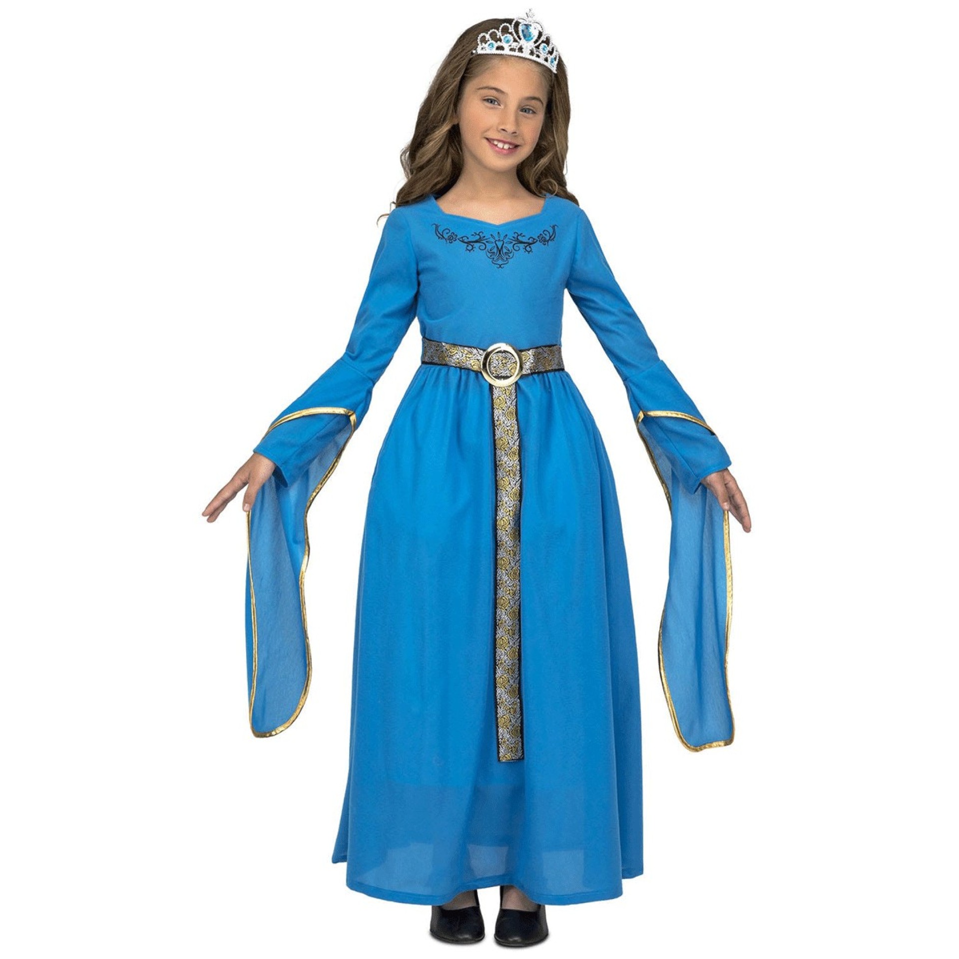 Fato Bella Princesa Medieval Menina