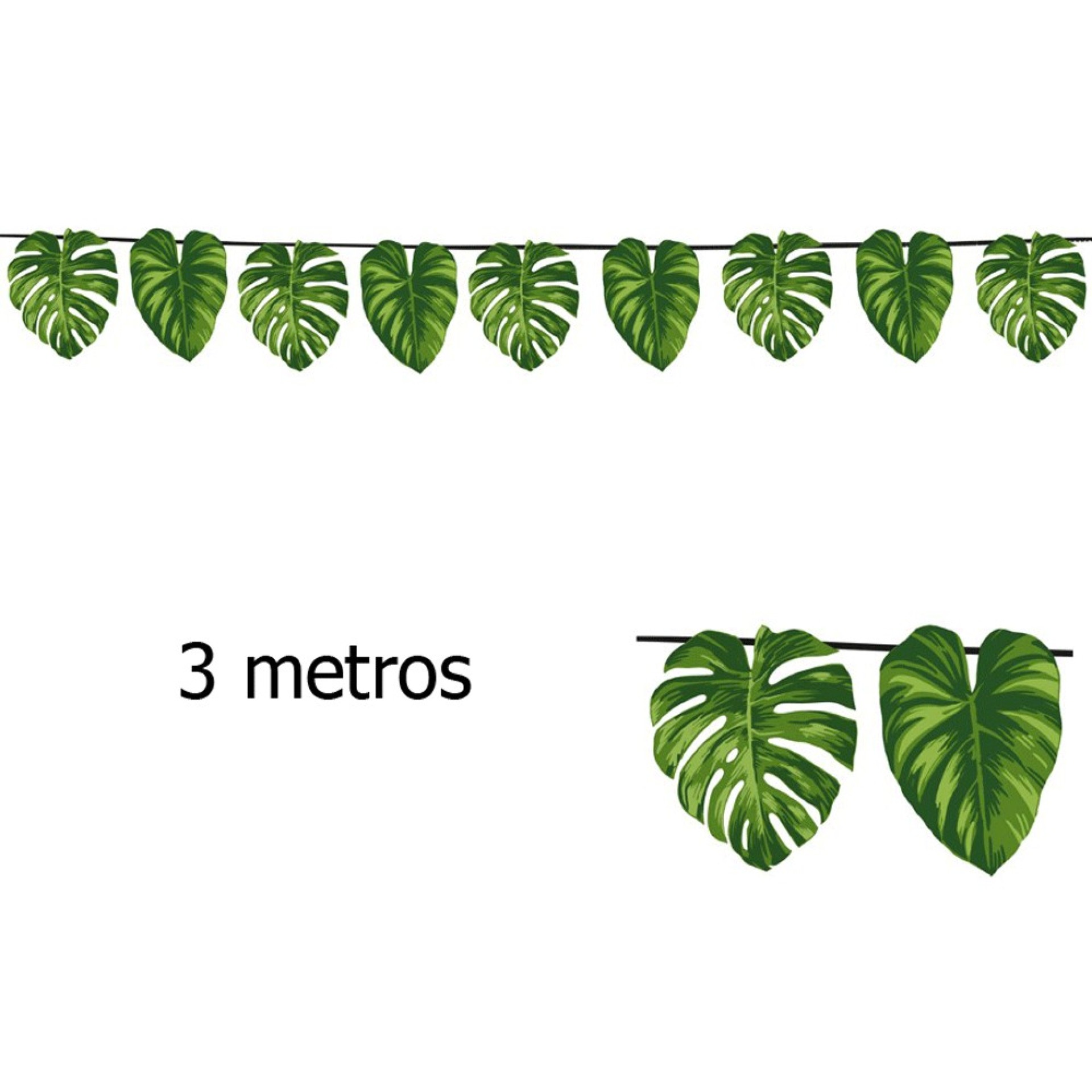 Grinalda Folhas Tropicais