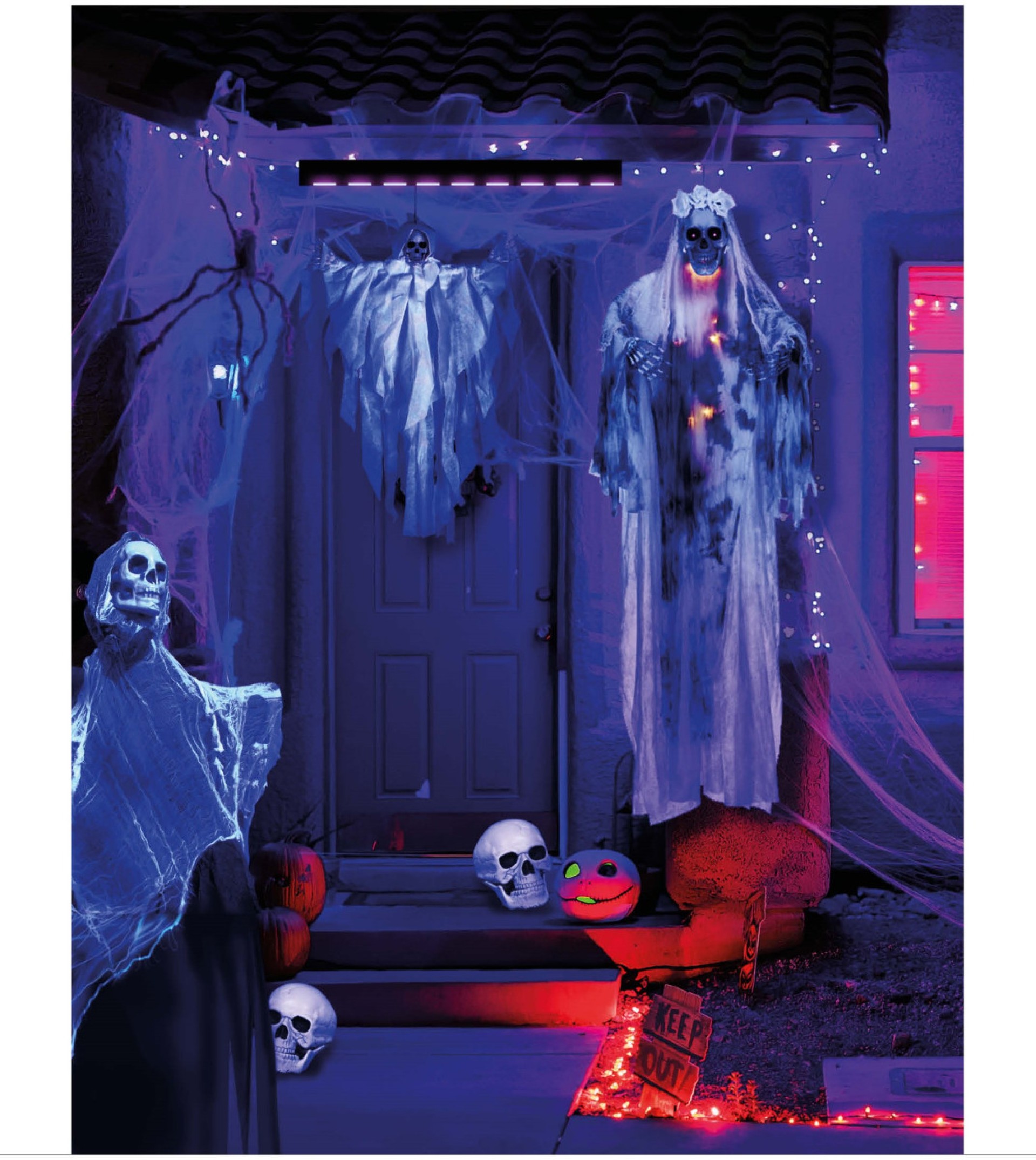 Projector de Luz negra 8 Leds UV