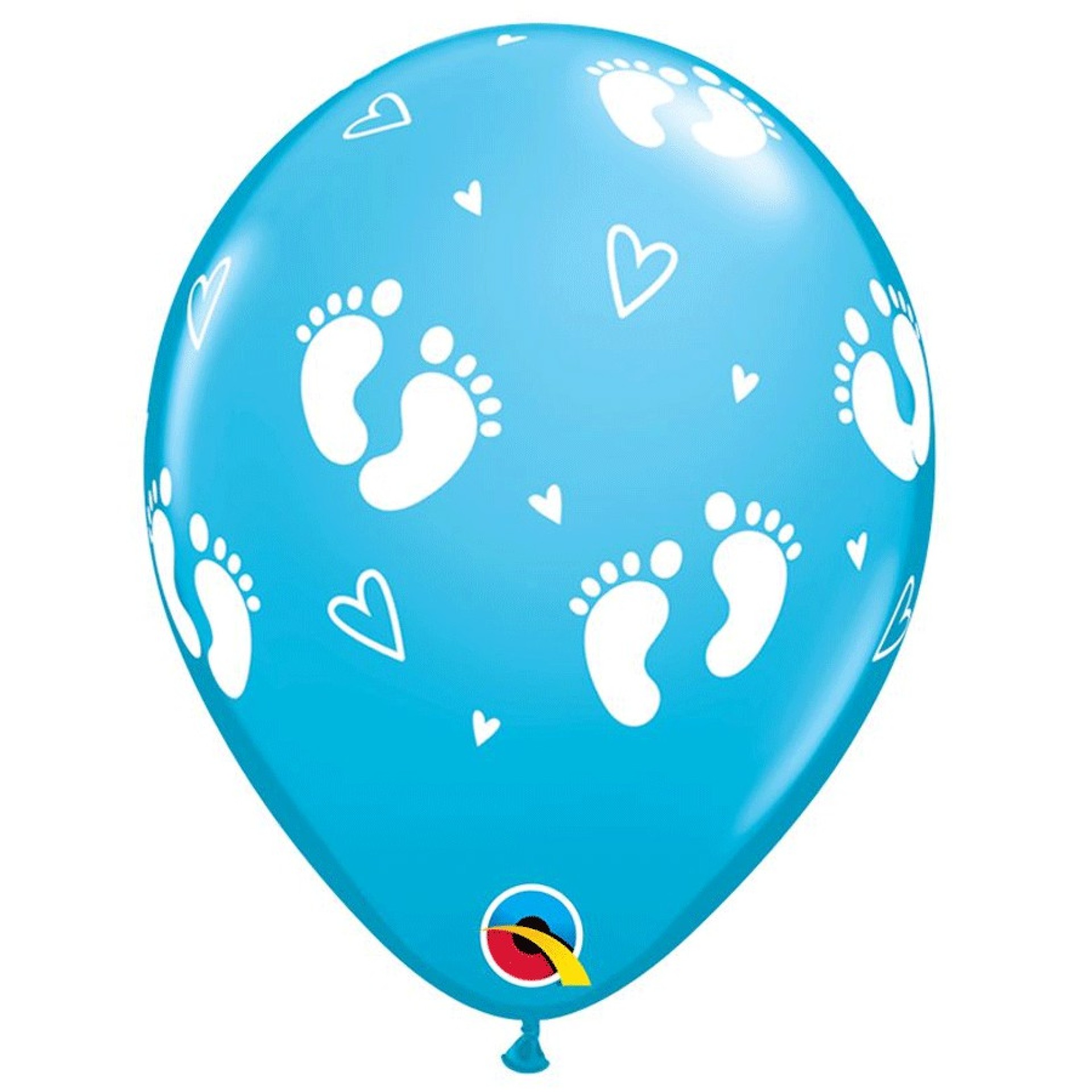 Balão Azul Pezinhos 6unid