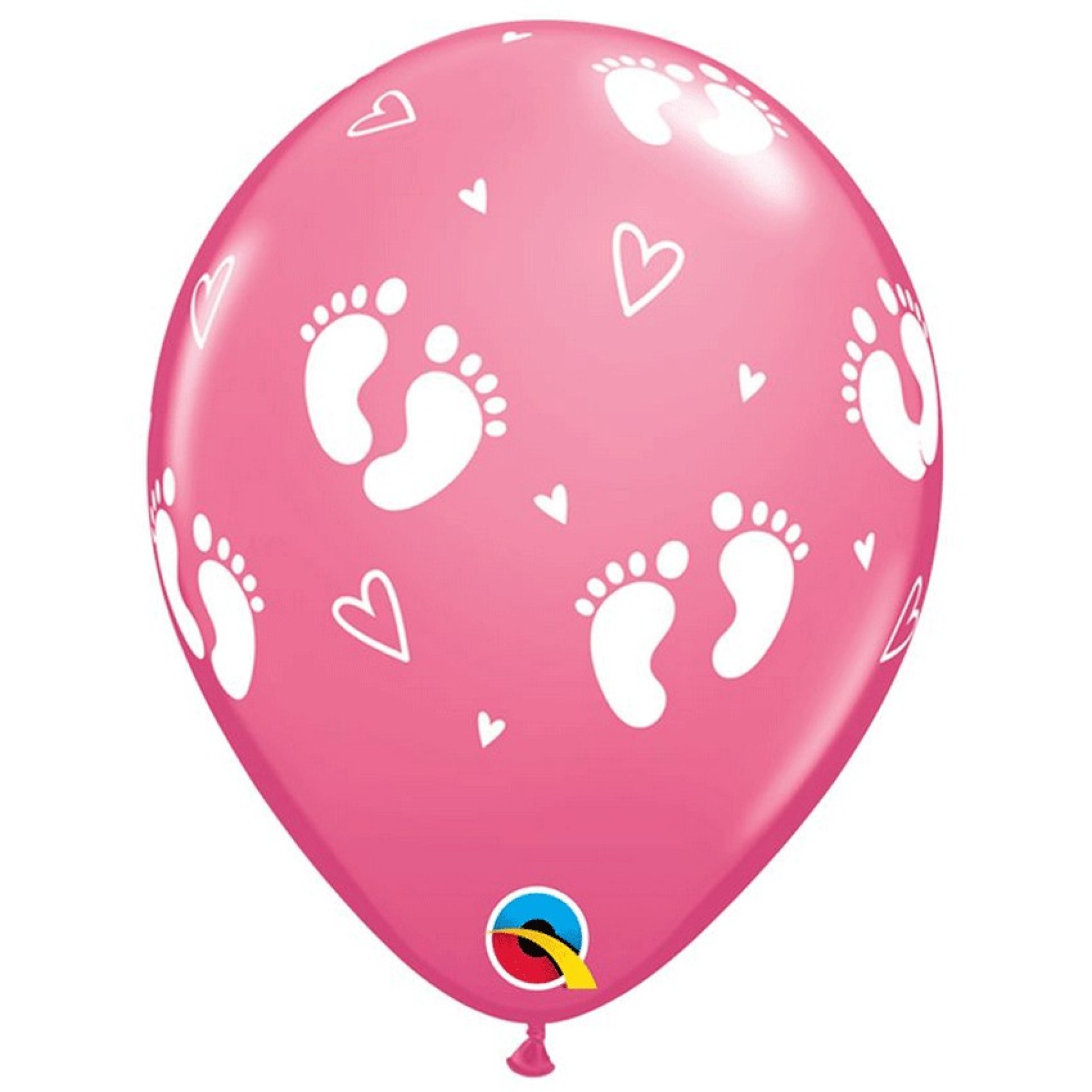 Balão Rosa Pezinhos 6unid