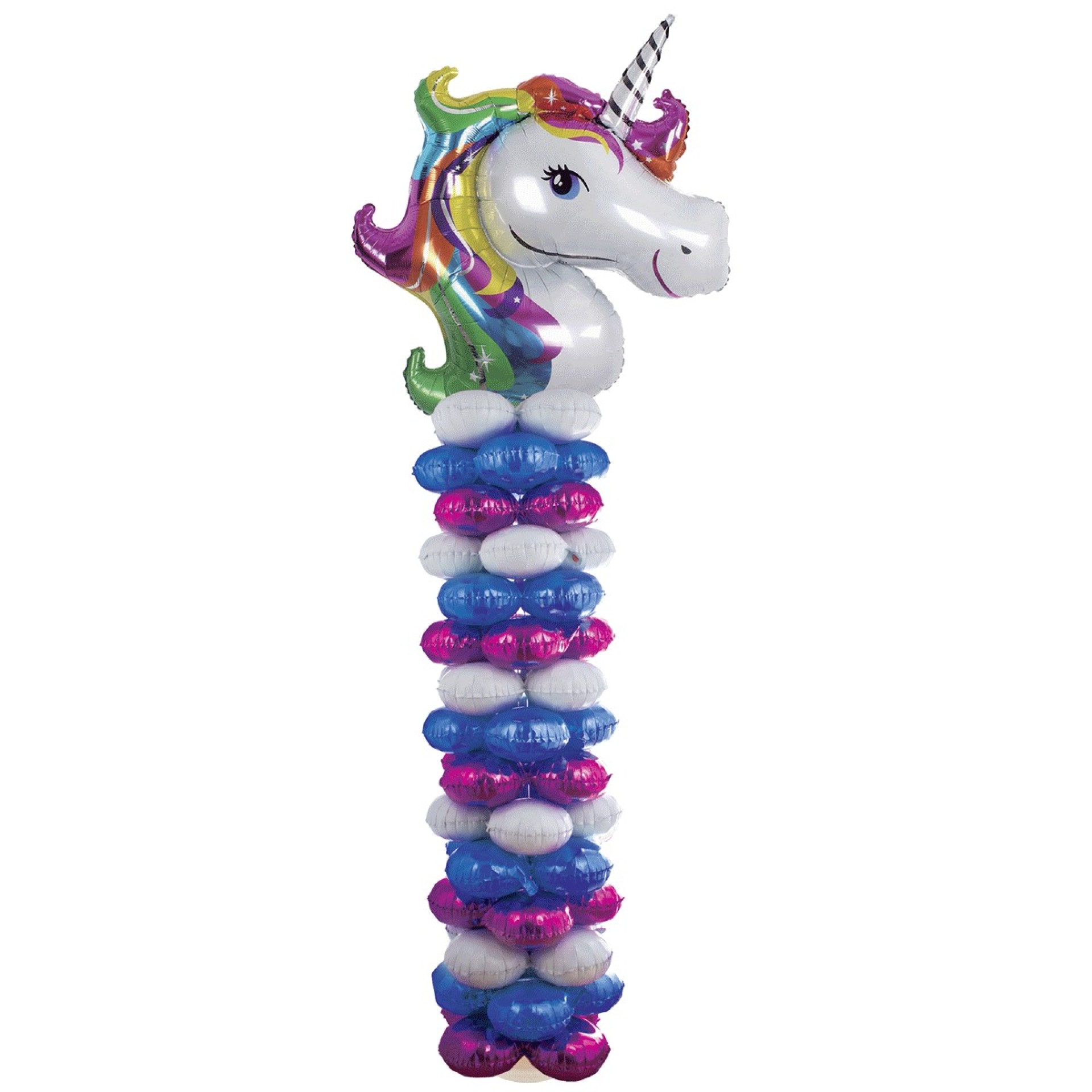 Coluna de Balões Unicórnio