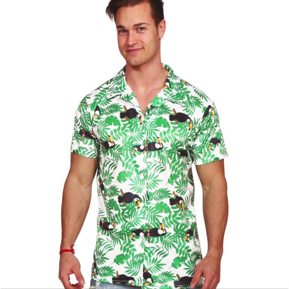 Camisa Havaiana Tropical Tucan