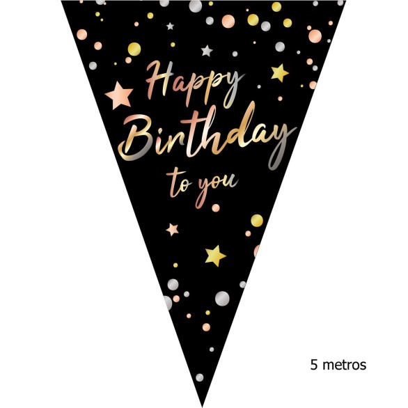 Bandeirolas Happy Birthday To You