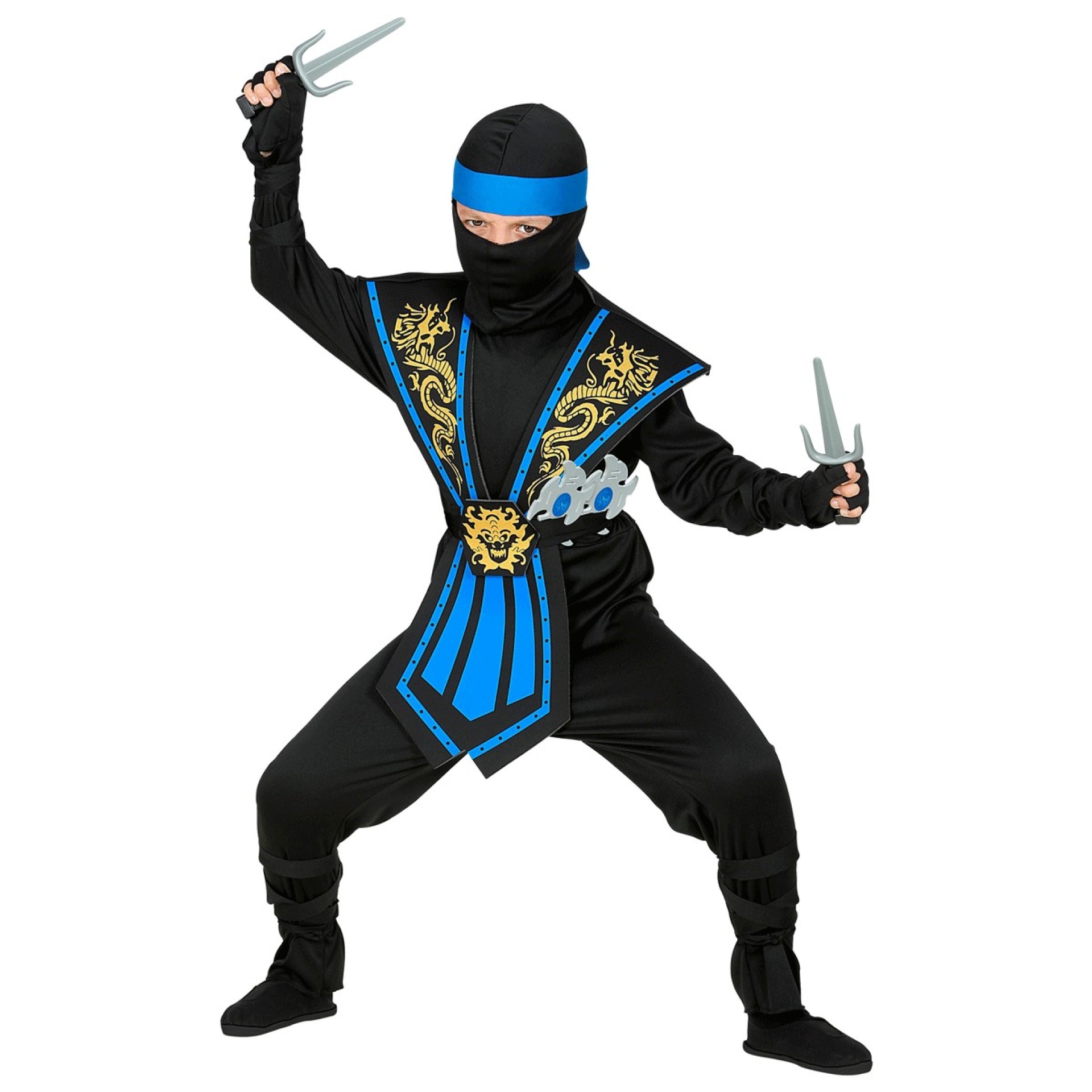 Fato Ninja Kombat com Acessórios