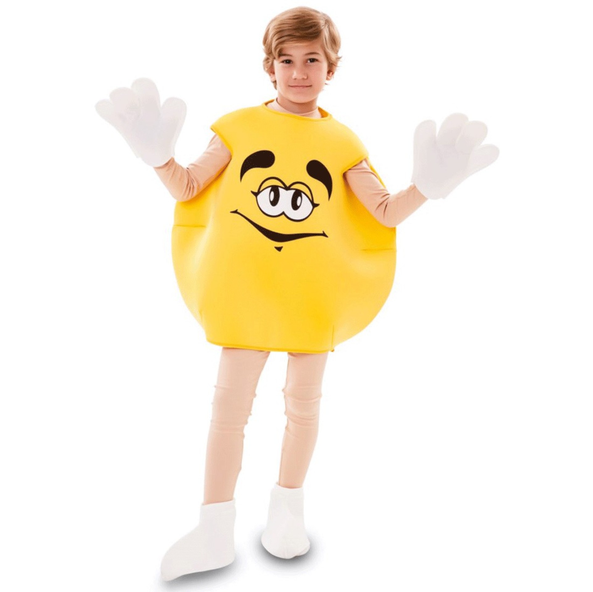 Fato Chocolate Amarelo Infantil