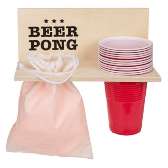 Jogo Beer Pong com suporte