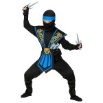 Fato Ninja Kombat com Acessrios