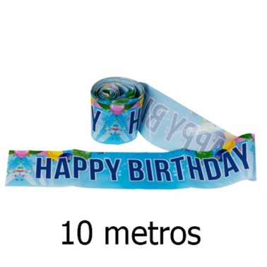 Fita Happy Birthday com 10m
