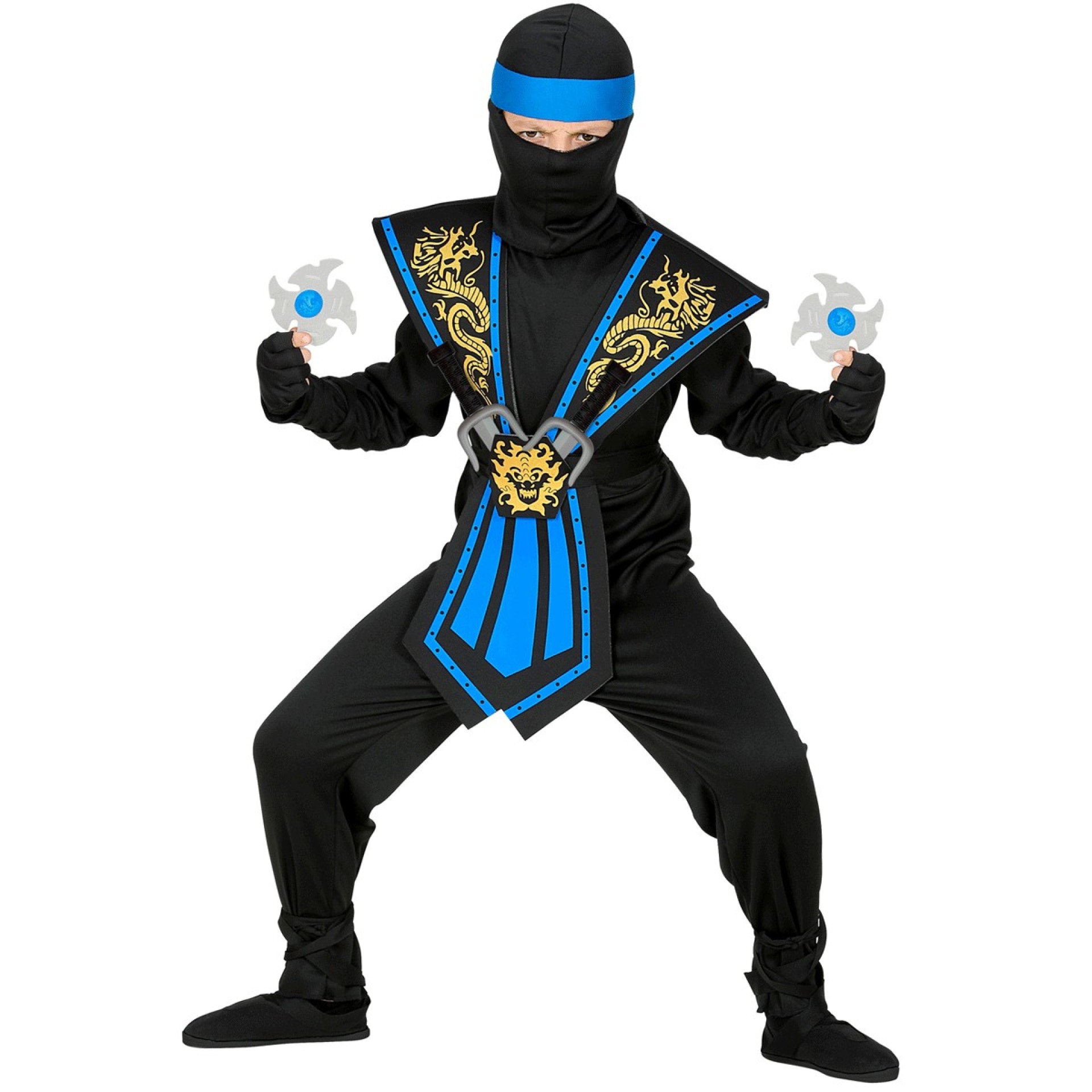 Fato Ninja Kombat com Acessórios