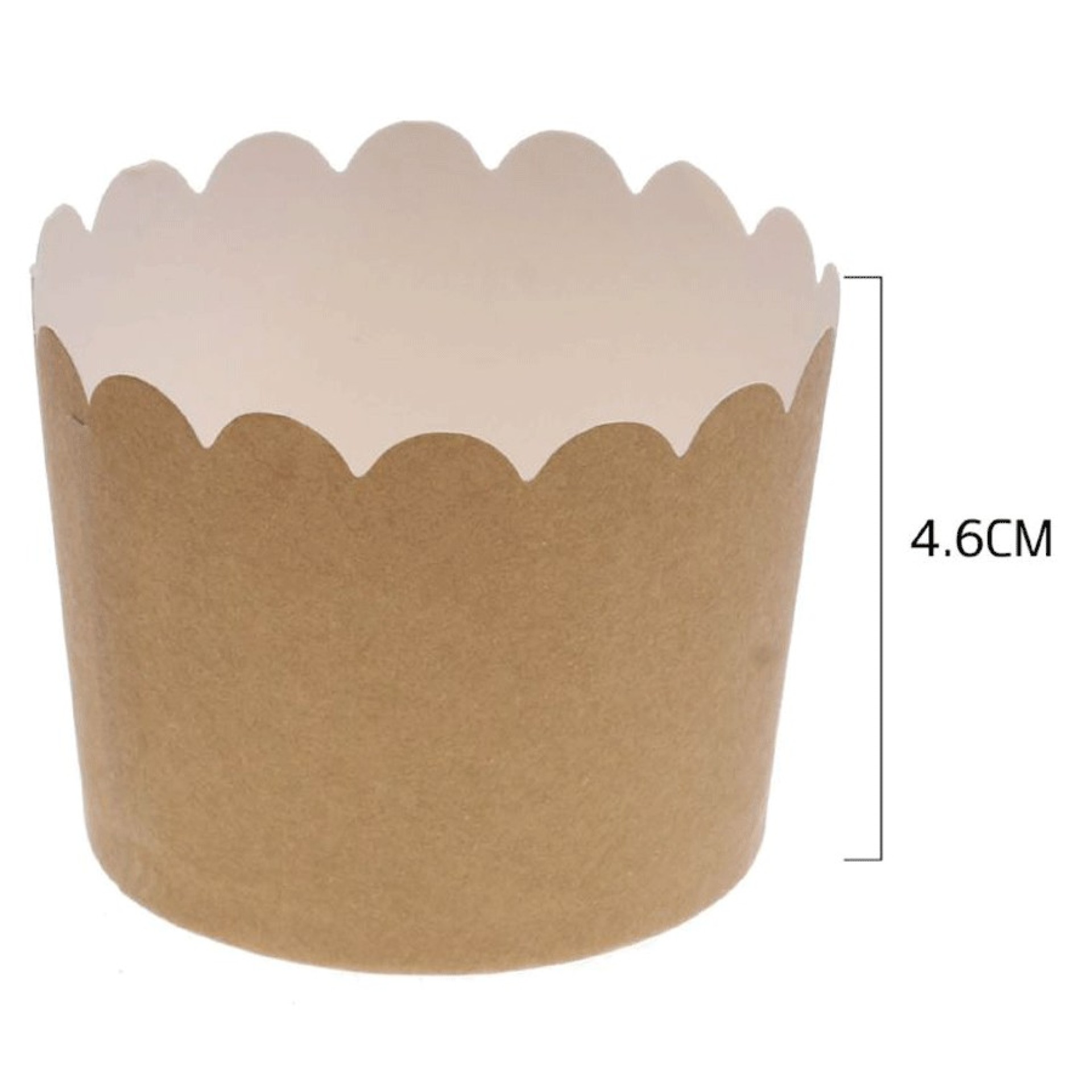 Formas Cupcake Douradas 12unid