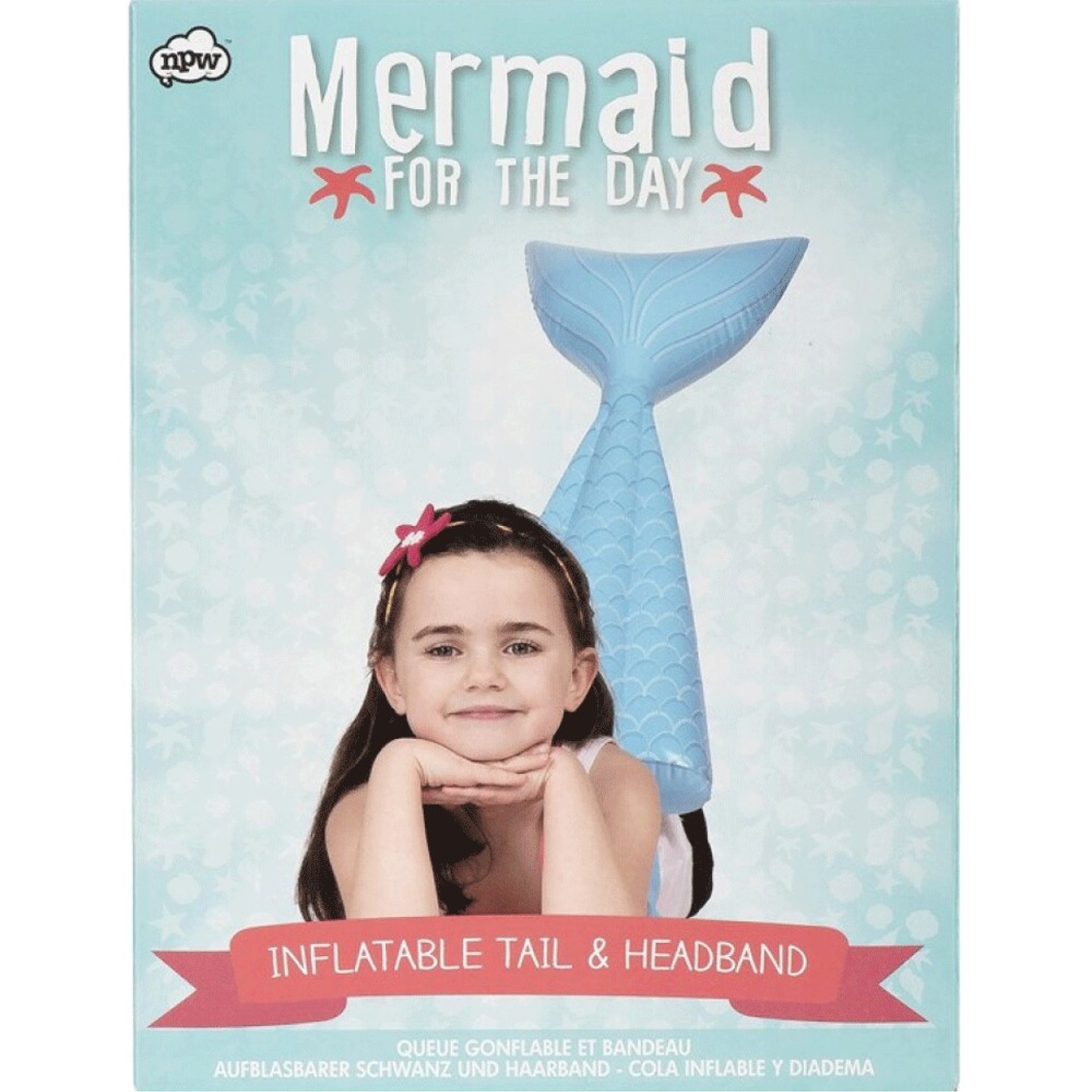 Kit Sereia Insuflável Criança