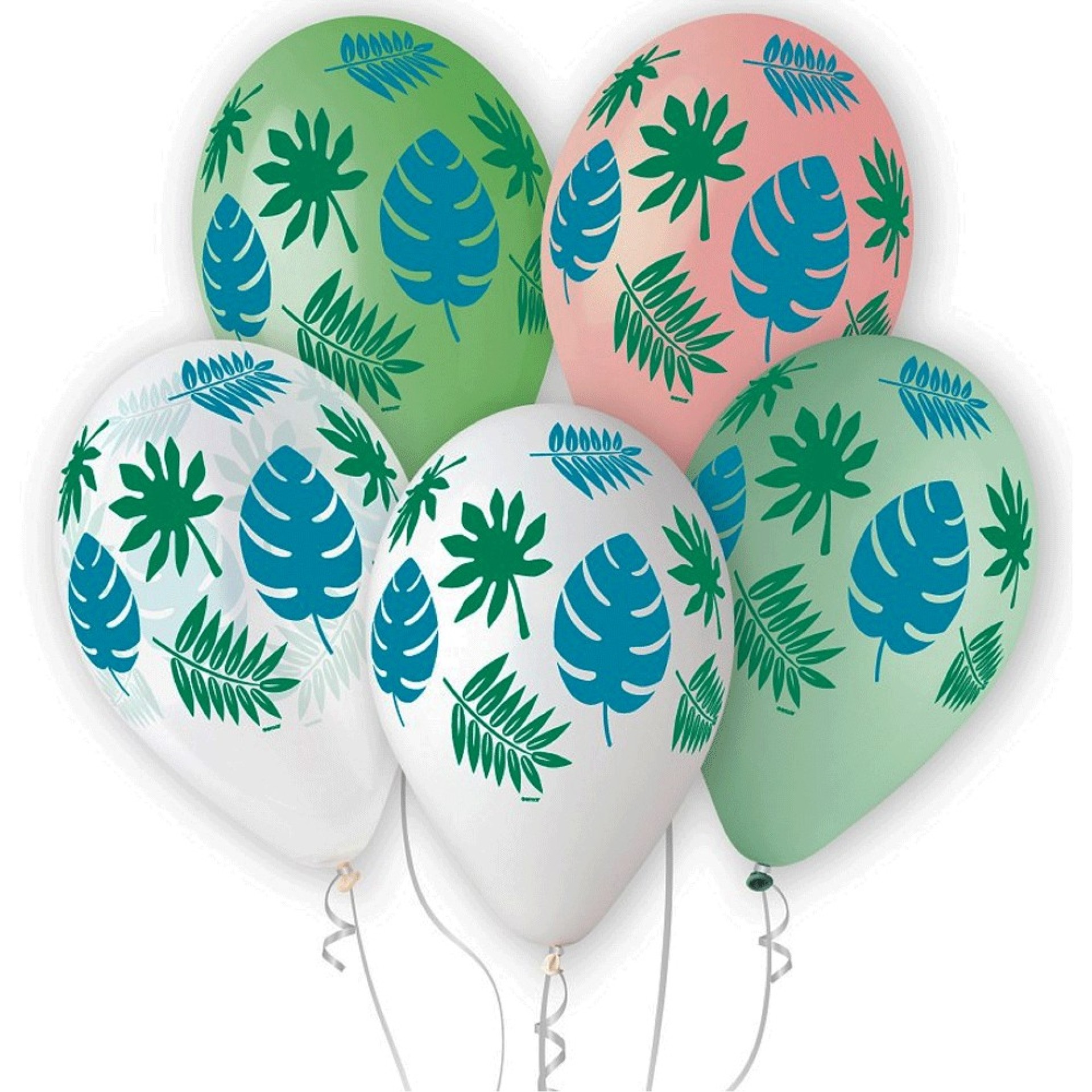 Balões Folhas Tropicais 5 unid