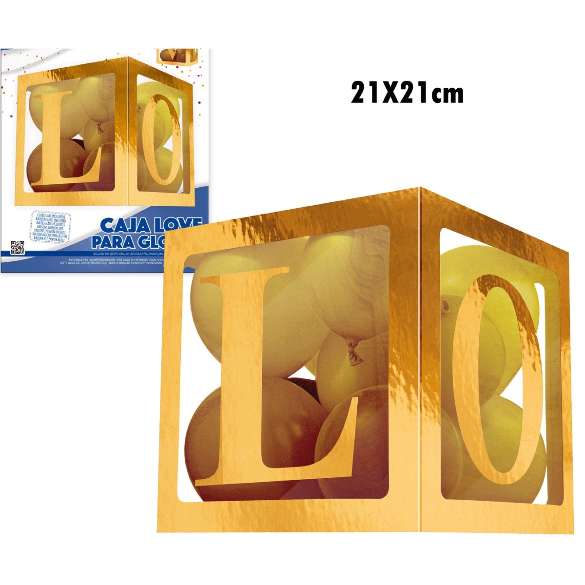 Caixa Para Balões LOVE