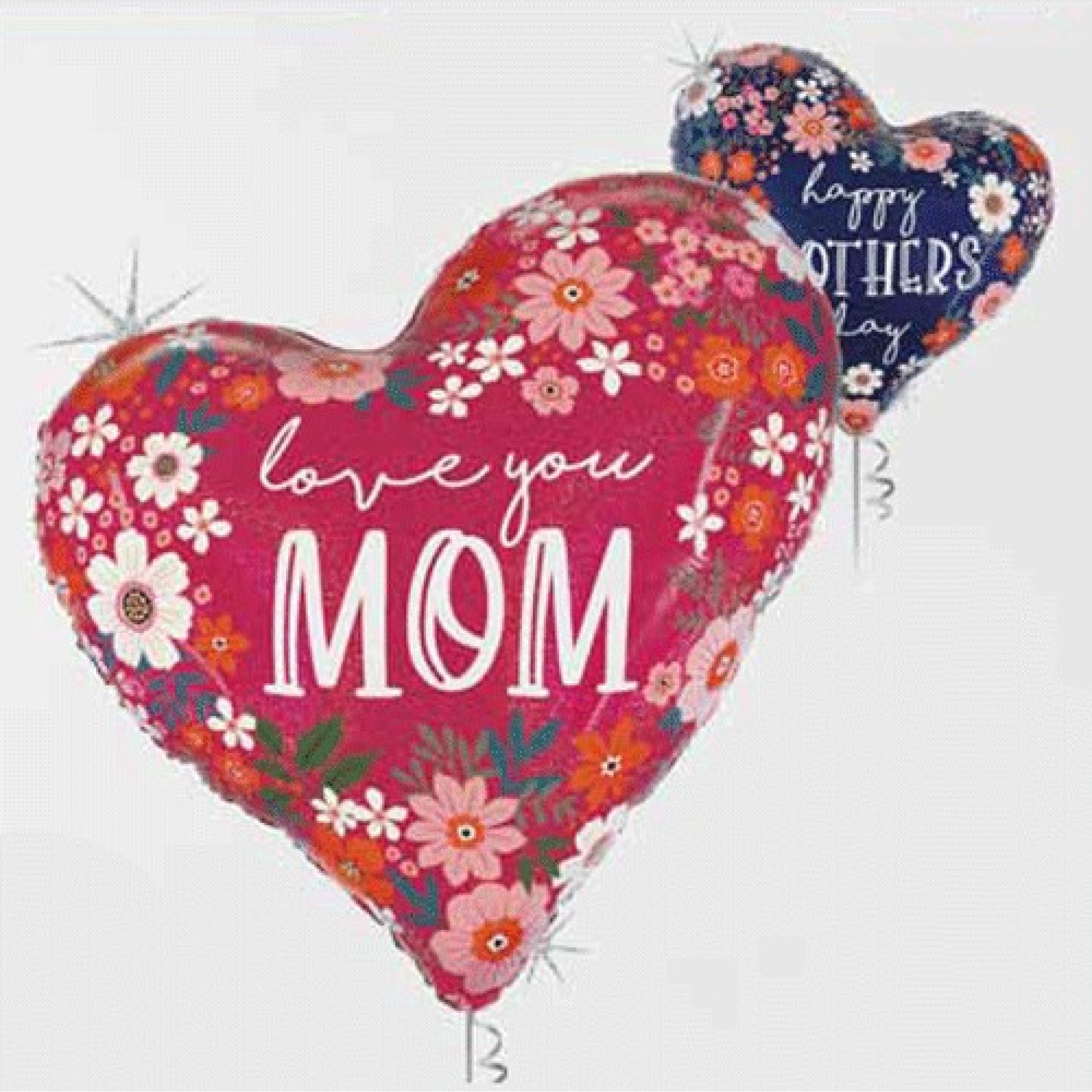 Balão Coração Love You Mom