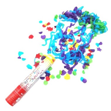 Canho Confettis papel colorido