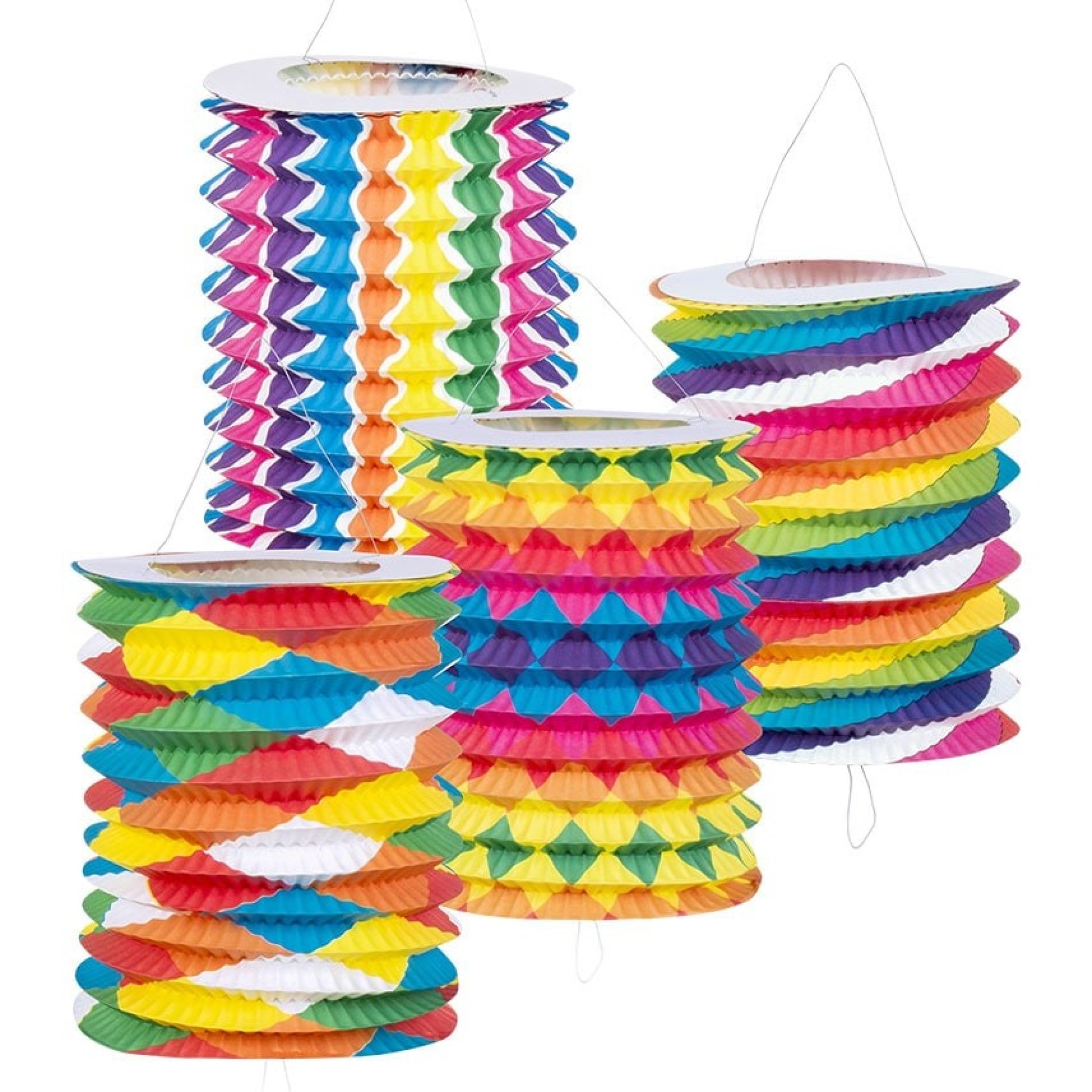 Lampião ou Lanterna colorida Popular