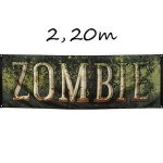 Bandeira Zombie para Pendurar 220cm