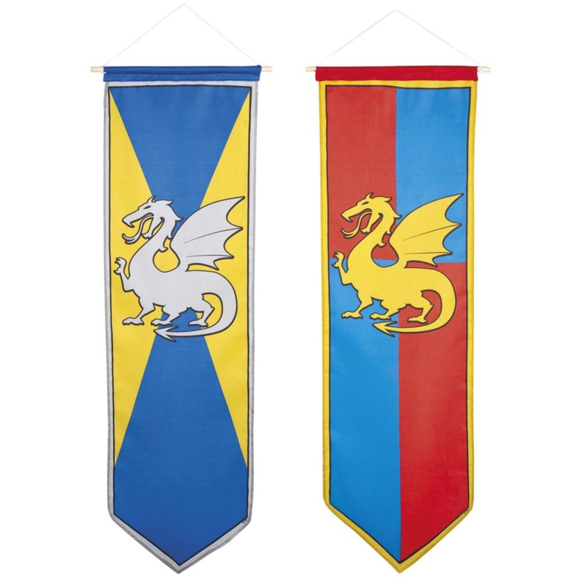 Bandeira Medieval grande Clã Dragão