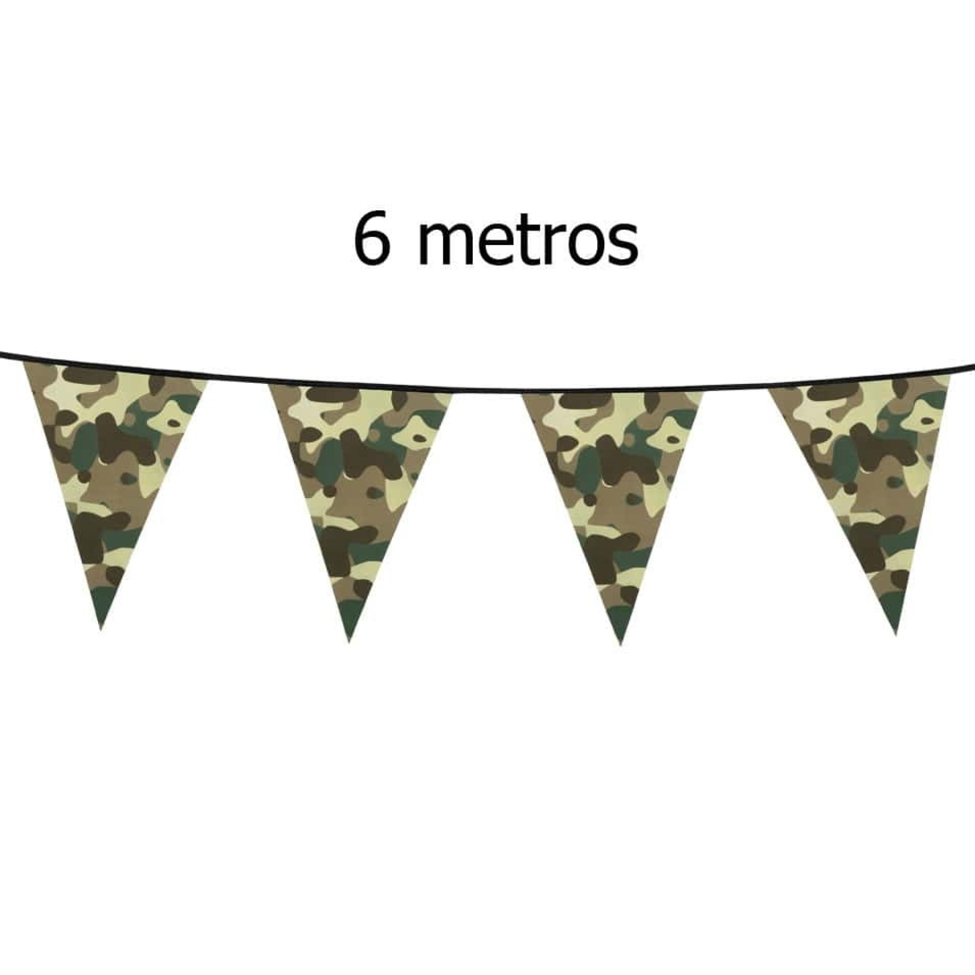 Bandeirolas Militar Camuflado 6m