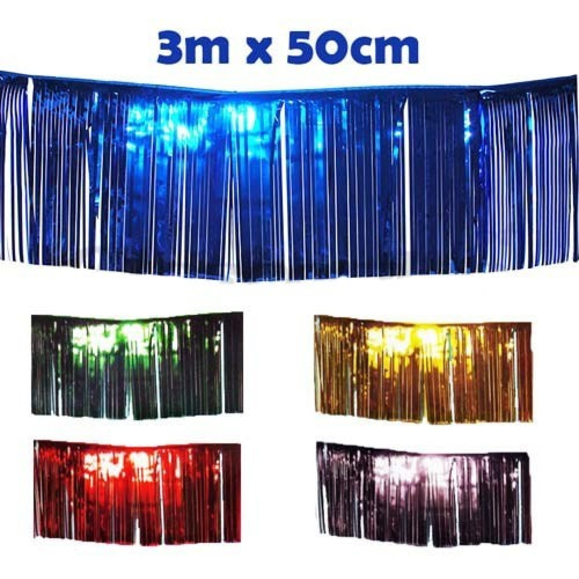 Cortina Metalizada 3m