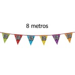 Bandeirolas Numero 16 Brilhantes