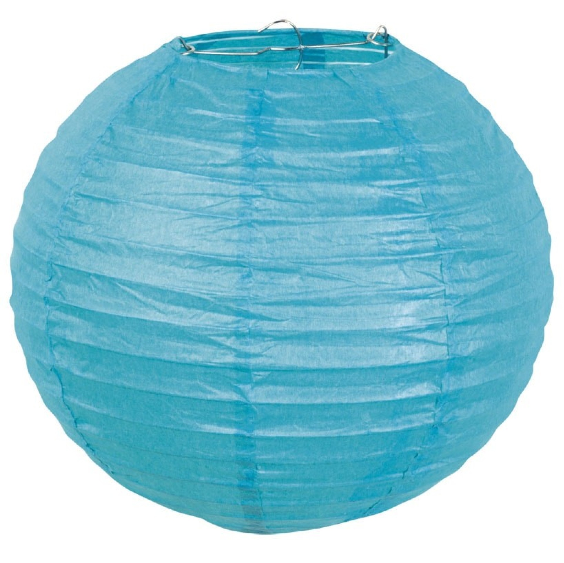 Lanterna Redonda Azul 25cm