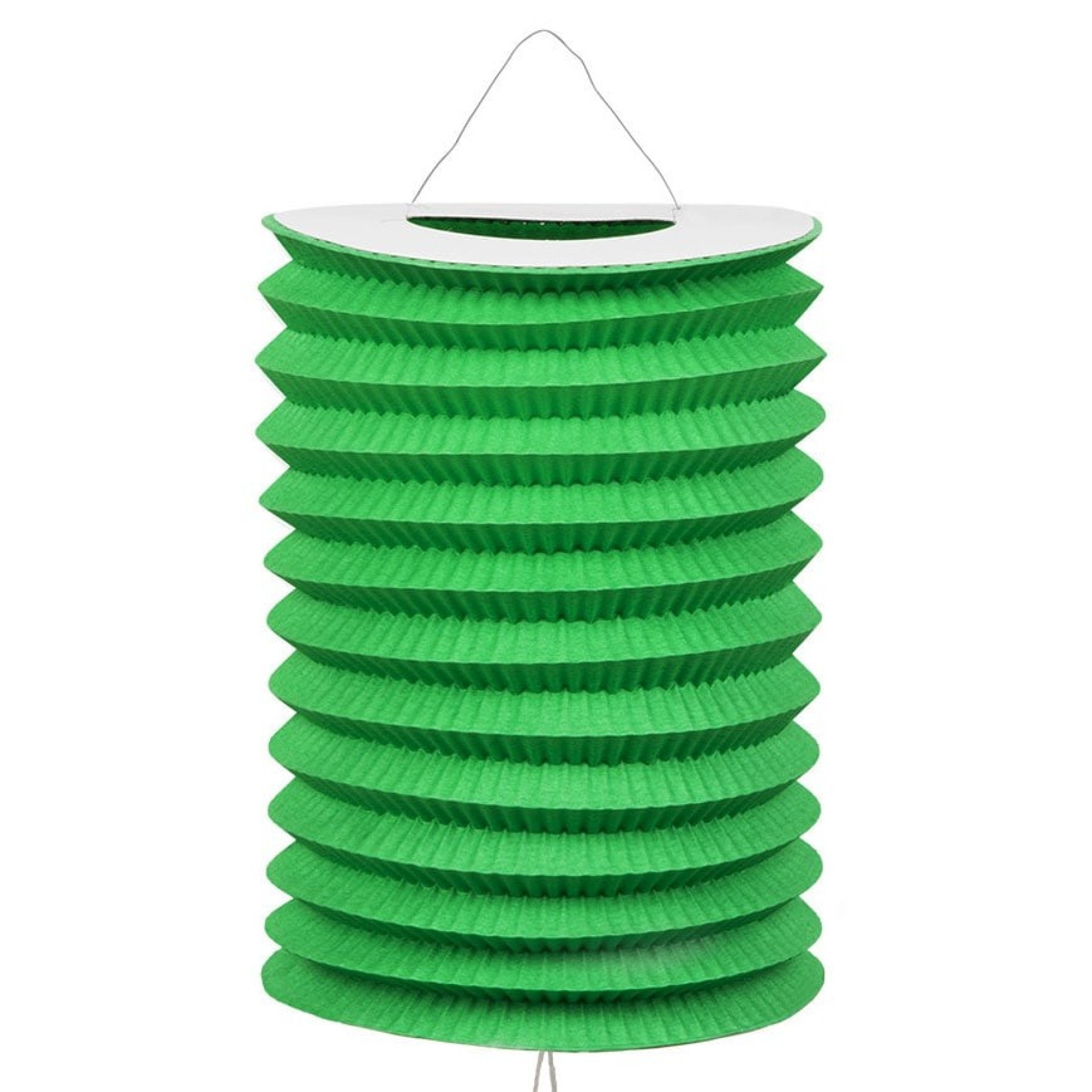 Lanterna de Papel Verde 16cm
