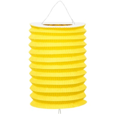 Lanterna de Papel Amarela 16cm