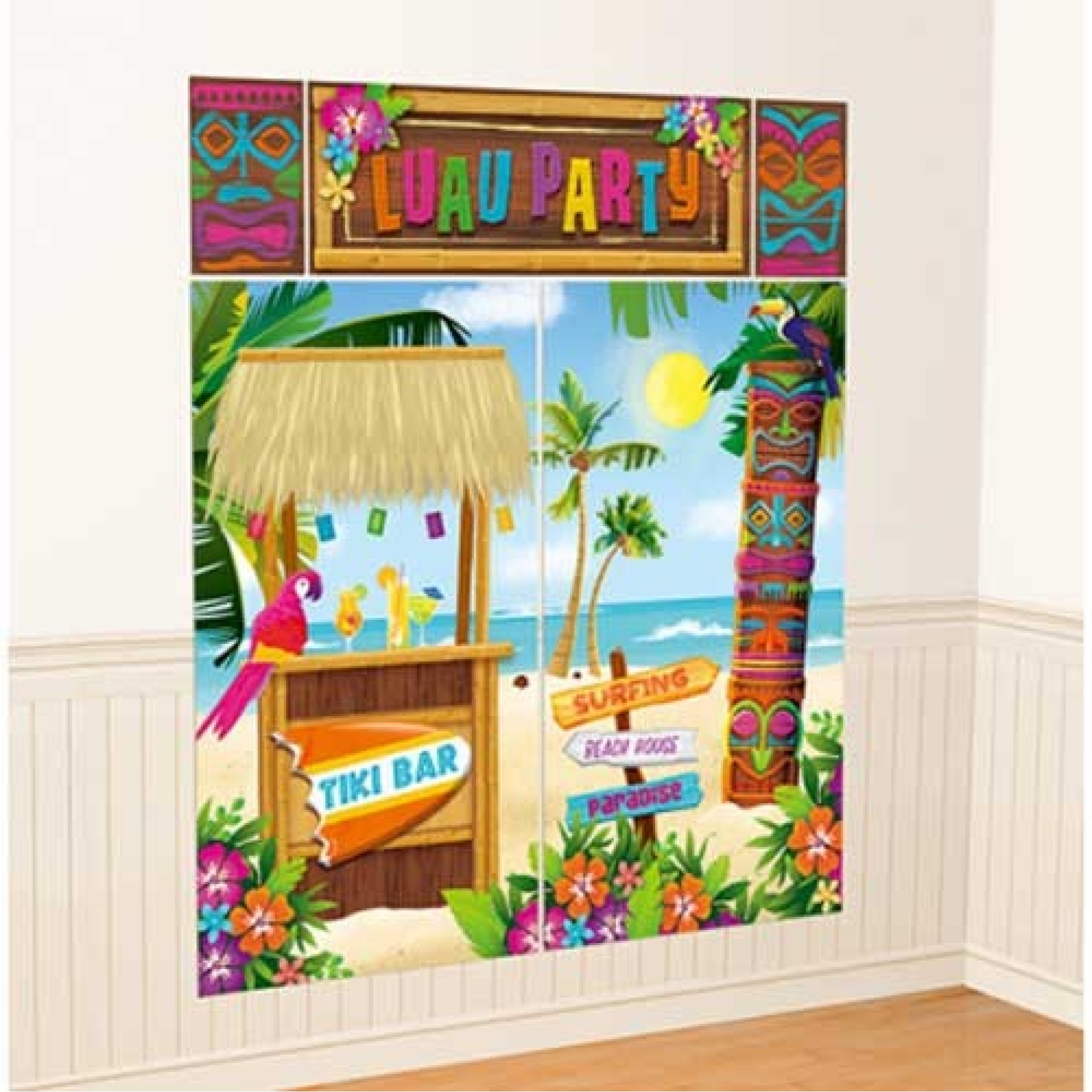 Cenário LUAU PARTY Tiki Bar Decorativo
