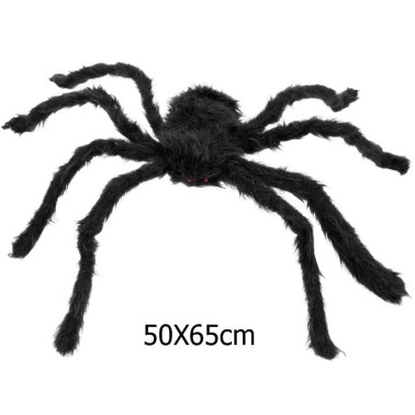 Aranha Peluda Preta  com 65cm